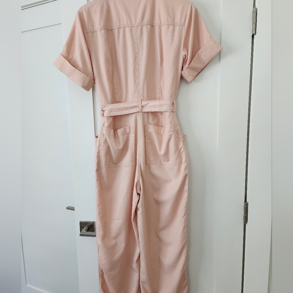 Madewell Top Stitched Coverall Jumpsuit Size 6 - Picture 7 of 11